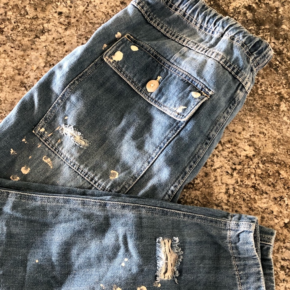 Free People | Mixed up Utility jeans |